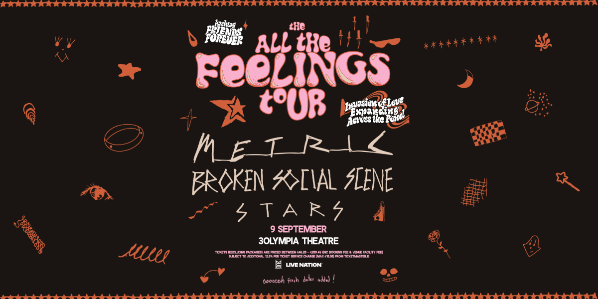 All The Feelings Tour: Metric, Broken Social Scene & Stars