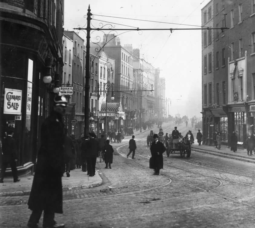 Dame St & The Olympia Theatre in 1911