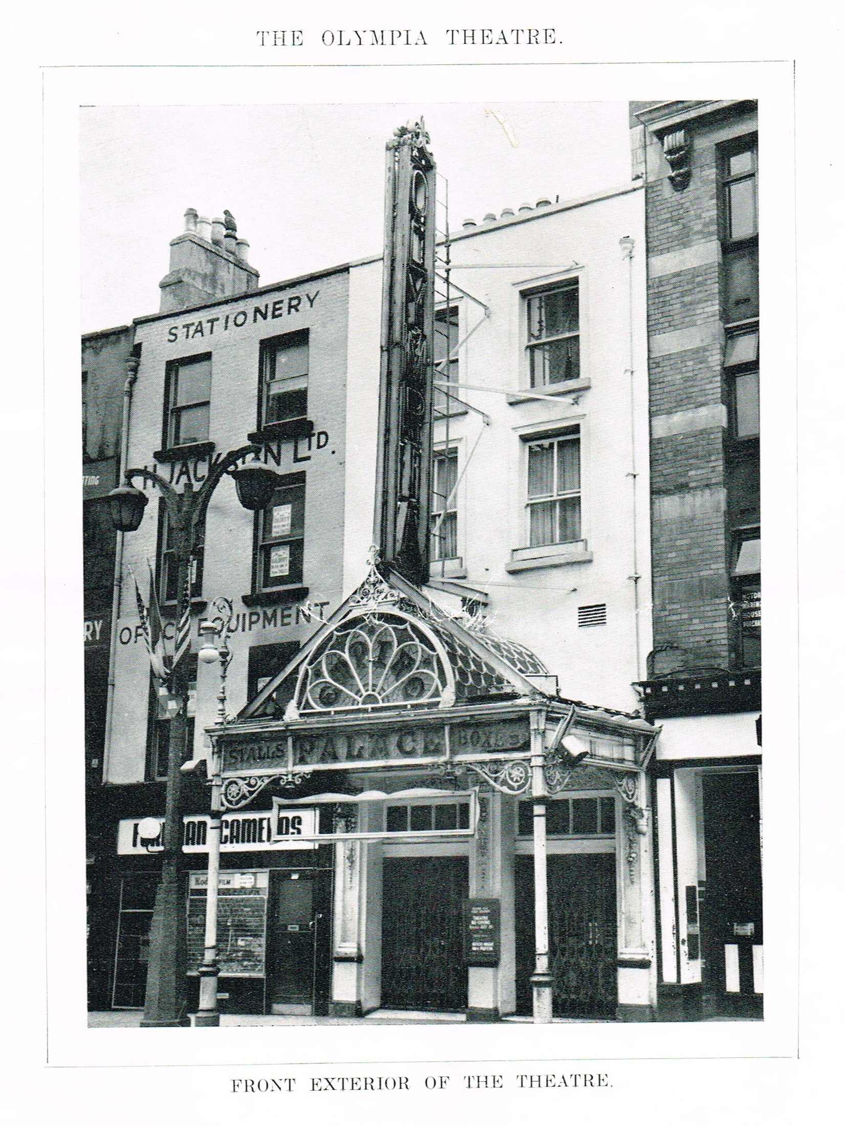 Exterior of The Olympia Theatre - pre 1960s